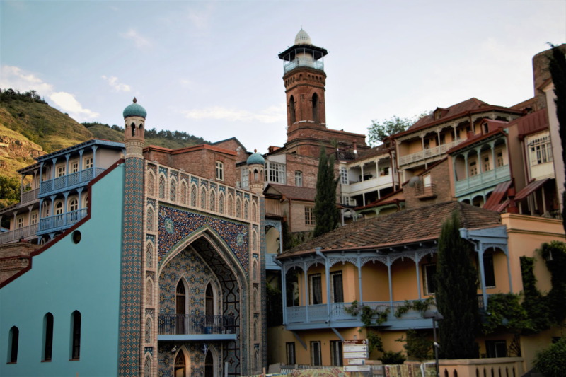 alfabeto georgiano, en Tbilisi