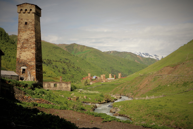 trekking en Georgia, Usghuli, Mestia Svaneti