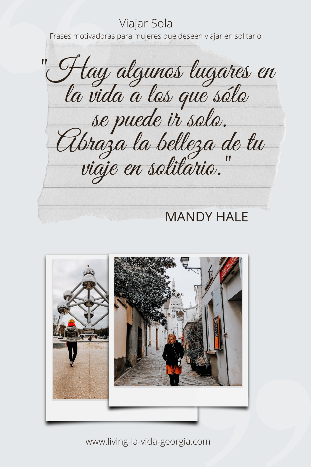 10 frases motivadores para viajar sola